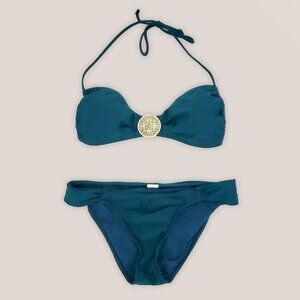 Xhilaration Bandeau Bikini Set in Turquoise | Sz Large + XL Two Piece Swimwear